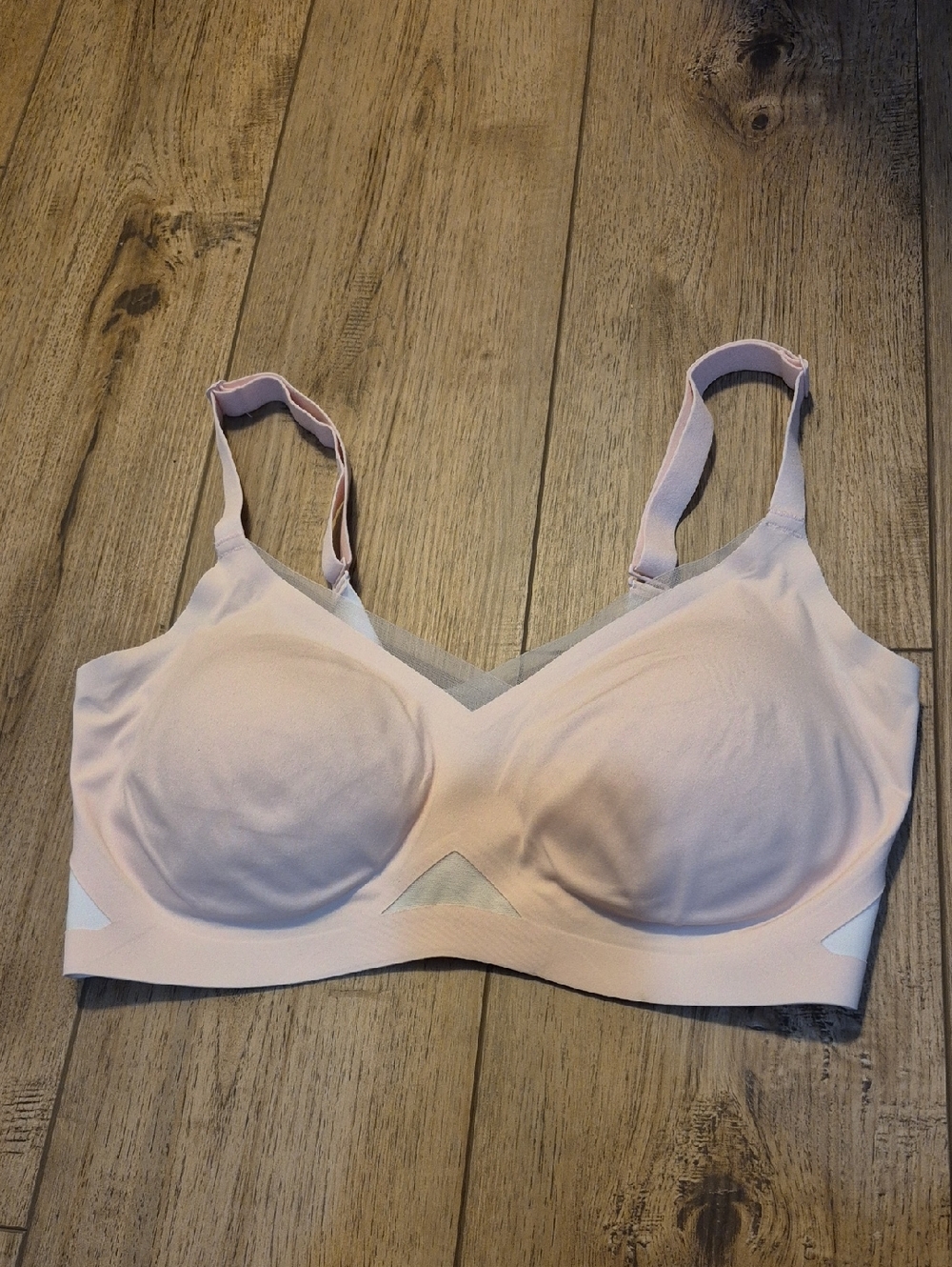 Honeylove LiftWear Crossover Bra 1X Blush Pink Convertible Straps Wire Free